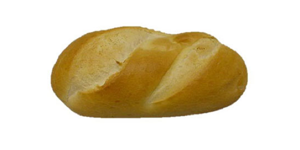 7" White Sandwich Roll